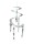 Ursus SPIEGEL-STICKER SILBER, FISCHE, MOTIV 04