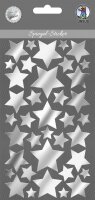 Ursus SPIEGEL-STICKER SILBER, STERNE, MOTIV 05