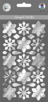 Ursus SPIEGEL-STICKER SILBER, EISKRISTALLE, MOTIV 06