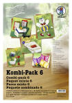 Ursus KOMBI-PACK 6 23x33CM,18BL.5NATURPAPIERE