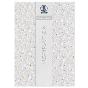Ursus TRANSP.PAPIER "HOCHZEIT"115G.A4,5BL.GOLD