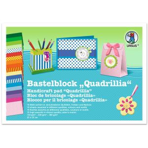 Ursus BASTELBLOCK "QUADRILLIA" 19BL.23x33CM