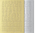 Ursus FOTOKTN.300G.BUCHSTABEN+ZAHLEN GOLD/SILBER MA