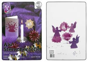 Ursus ALU-STERNCHENFOLIE 23x33CM,10BL.10FARBEN