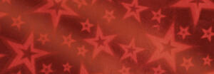 Ursus HOLOGRAMMFOLIE"STERNE"100MY, 35x50CM,ROT