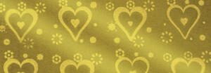Ursus HOLOGRAMMFOLIE"HERZEN"100MY, 35x50CM,GOLD