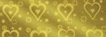 Ursus HOLOGRAMMFOLIE"HERZEN"100MY, 35x50CM,GOLD