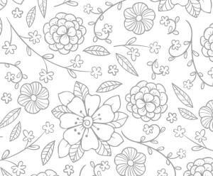Ursus ZAUBERPAPIER 250G.A4,10BL.BLÜTEN