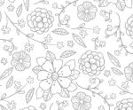 Ursus ZAUBERPAPIER 250G.A4,10BL.BLÜTEN