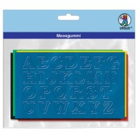 Ursus MOOSGUMMI 2MM,130 BUCHSTABEN SORTIERT