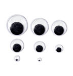Ursus WACKELAUGEN 3MM,100 STÜCK RUND