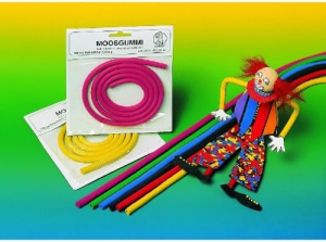 Ursus MOOSGUM.HOHLSCHNÜRE 8MM,75CM PINK