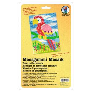Ursus MOOSGUMMI MOSAIK "PAPAGEI"