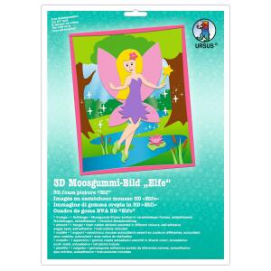 Ursus MOOSGUMMI-BILD 3D "ELFE"