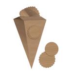 Ursus VORSCHULTÜTE KRAFTKARTON,25CM HOCH,2ST.SAHARA