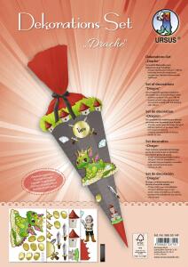 Ursus DEKO-SET SCHULTÜTE EASY LINE "DRACHE"
