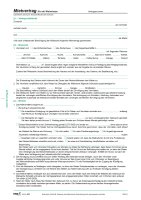 RNK Mietverträge, gefalzt A4, Vertrag für die...