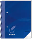 RNK Spiral Notizbuch Business blau DIN A5 kariert 96Bl