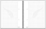 RNK Spiral Notizb. notes carbon black DIN A5 kariert 96Bl