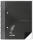 RNK Spiral Notizb. notes carbon black DIN A5 kariert 96Bl
