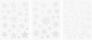 HEYDA Fenster Sticker Stern weiss