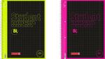 BRUNNEN Collegeblock A4 Lineatur 28 Black Neonfarben