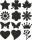 HEYDA 203687798 Display Motivstanzer groß Klee Motivgröße: ca. 25 cm Display ca. 25 x 235 x 55 (238) cm