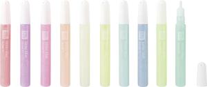 KNORR PRANDELL 212399910 Night-Pen-Set Glitter nachtleuchtende Glitterfarbe in Pastelltönen