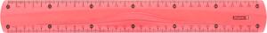 BRUNNEN 1049830752 Lineal Neon 30 cm neonrot
