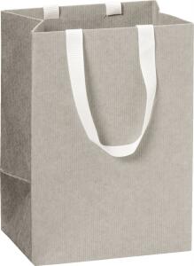 Geschenktragetasche Uni hellgrau 2541 6166 66 14x10x8cm