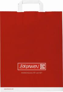 BRUNNEN 1030311 Tragetasche Papier 32 x 41 x 12 cm 90 g/m² Natronpapier