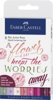 Faber Castell Tuschestift Pitt Artist Pen Lettg 8er...