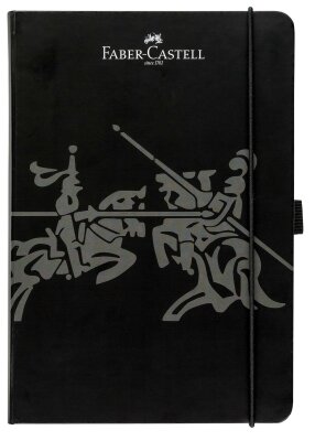 Faber Castell Notizbuch A5 194 S kar 100g/m² schwarz