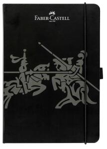 Faber Castell Notizbuch A6 194 S kar 100g/m² schwarz