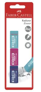 Faber Castell Radierer Dust-free 63x22x11 mm 3er BK