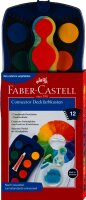Faber Castell Farbkasten Connector 12 Farben mit DW blau