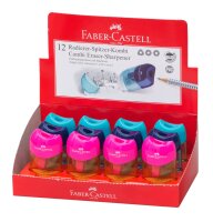 Faber Castell Radierer+Spitzer Kombi Mini sortiert