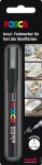 Faber Castell Marker UNI POSCA PC-3M 0,9-1,3 silber Blister