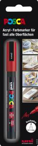 Faber Castell Marker UNI POSCA PC-3M 0,9-1,3 rot Blister