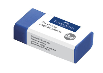 Faber Castell Radierer Dust-free 63x22x11 mm blau
