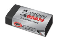 Faber Castell Radierer Dust-free 63x22x11 mm schwarz