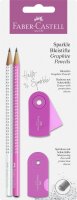Faber Castell Bleistiftset Sparkle Bleistift B Rad+Sp pearl