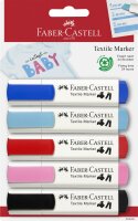 Faber Castell Textilmarker 5er Baby-Party