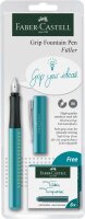 Faber Castell Füller Grip 2010 türkis Feder M...
