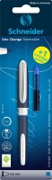 Schneider Tintenroller One Change blau Blister 1...