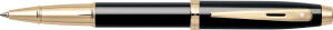 Sheaffer Rollerball 100 SS - schwarzlack mit goldfarbenen  Beschlägen Self-Serve