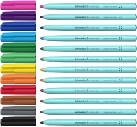 Schneider Fasermaler Colorina breit 12er Etui, farbig...