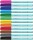 Schneider Fasermaler Colorina breit 12er Etui, farbig sortiert