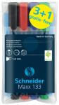 Schneider Permanent-Marker Maxx 133 Etui 4 Stück...