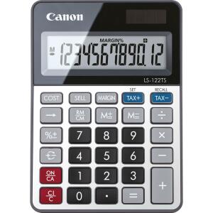 Canon Tischrechner LS-122TS Metallfront, 12 Stellen, Solar